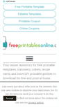 Mobile Screenshot of freeprintablesonline.com